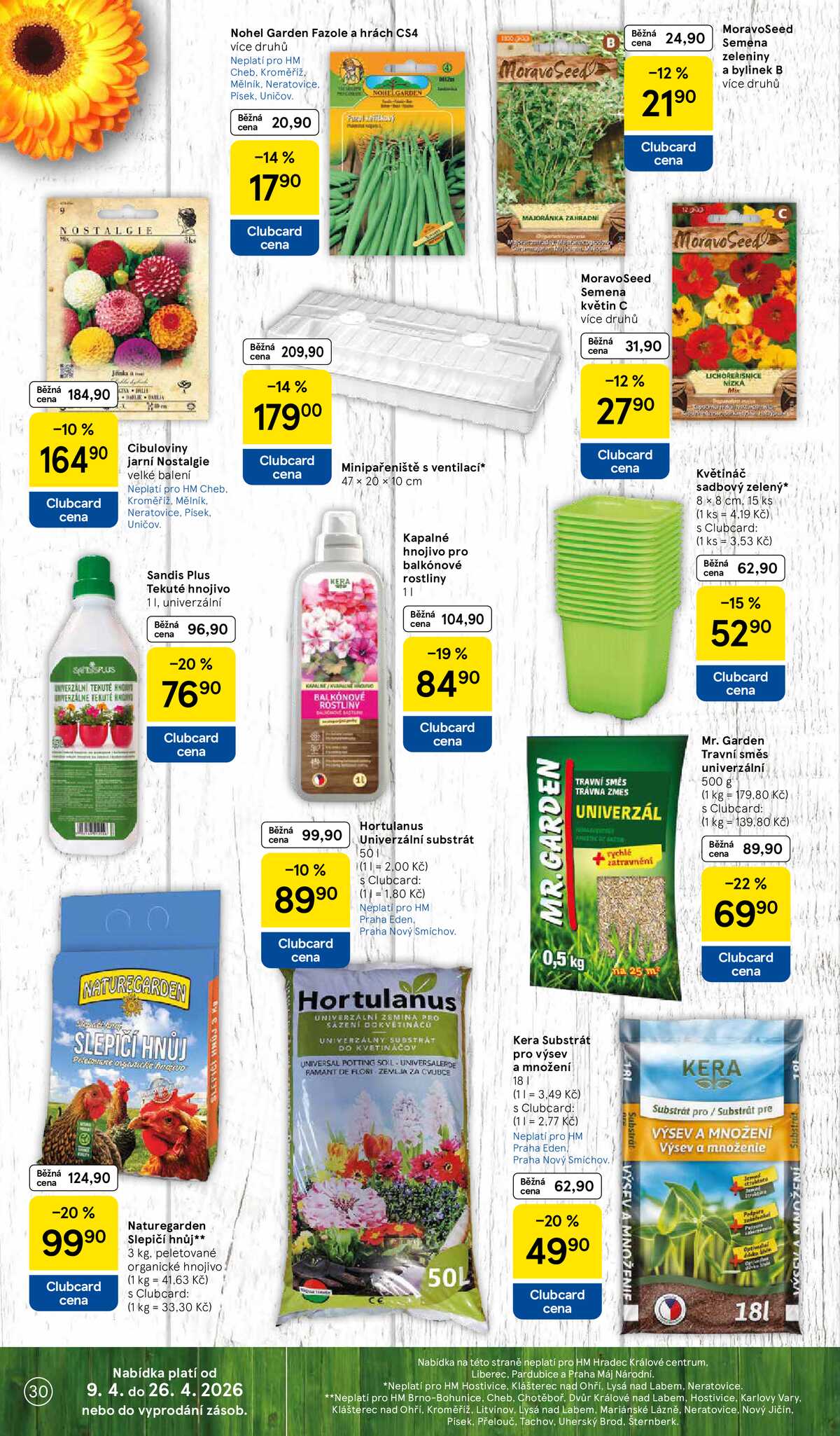 Tesco malé hypermarkety od 7.4. do 14.4.2026 strana 30