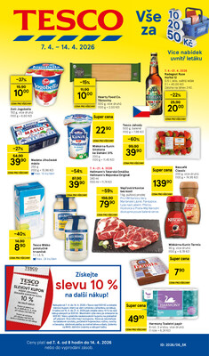 Tesco malé hypermarkety od 7.4. do 14.4.2026