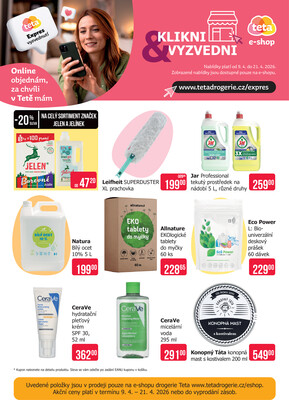 Teta drogerie eshop od 9.4. do 21.4.2026