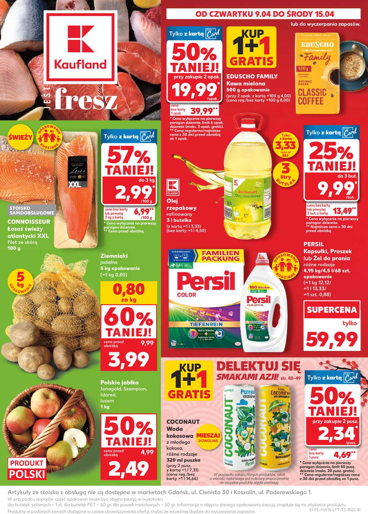 Leták Kaufland Polsko 9.4.-15.4.2026 - Noviny týdne strana 1