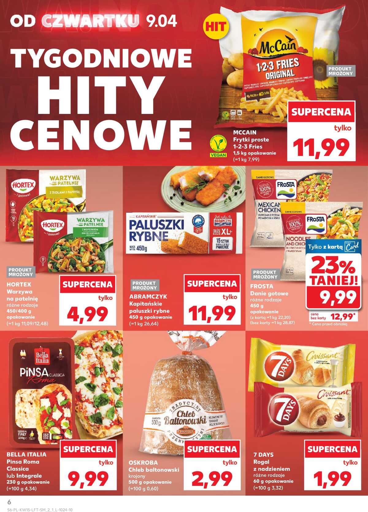 Leták Kaufland Polsko 9.4.-15.4.2026 - Noviny týdne strana 6