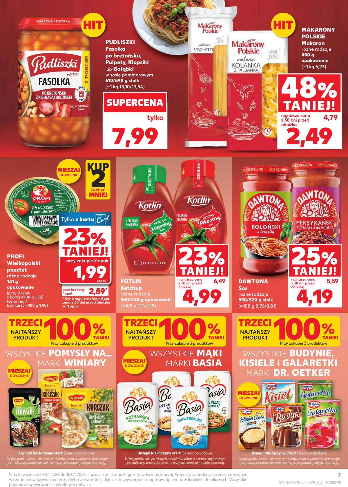 Leták Kaufland Polsko 9.4.-15.4.2026 - Noviny týdne strana 7