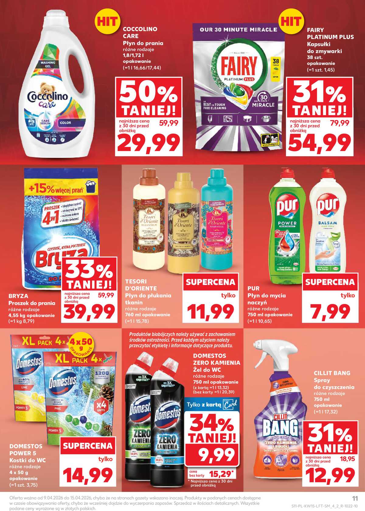 Leták Kaufland Polsko 9.4.-15.4.2026 - Noviny týdne strana 11