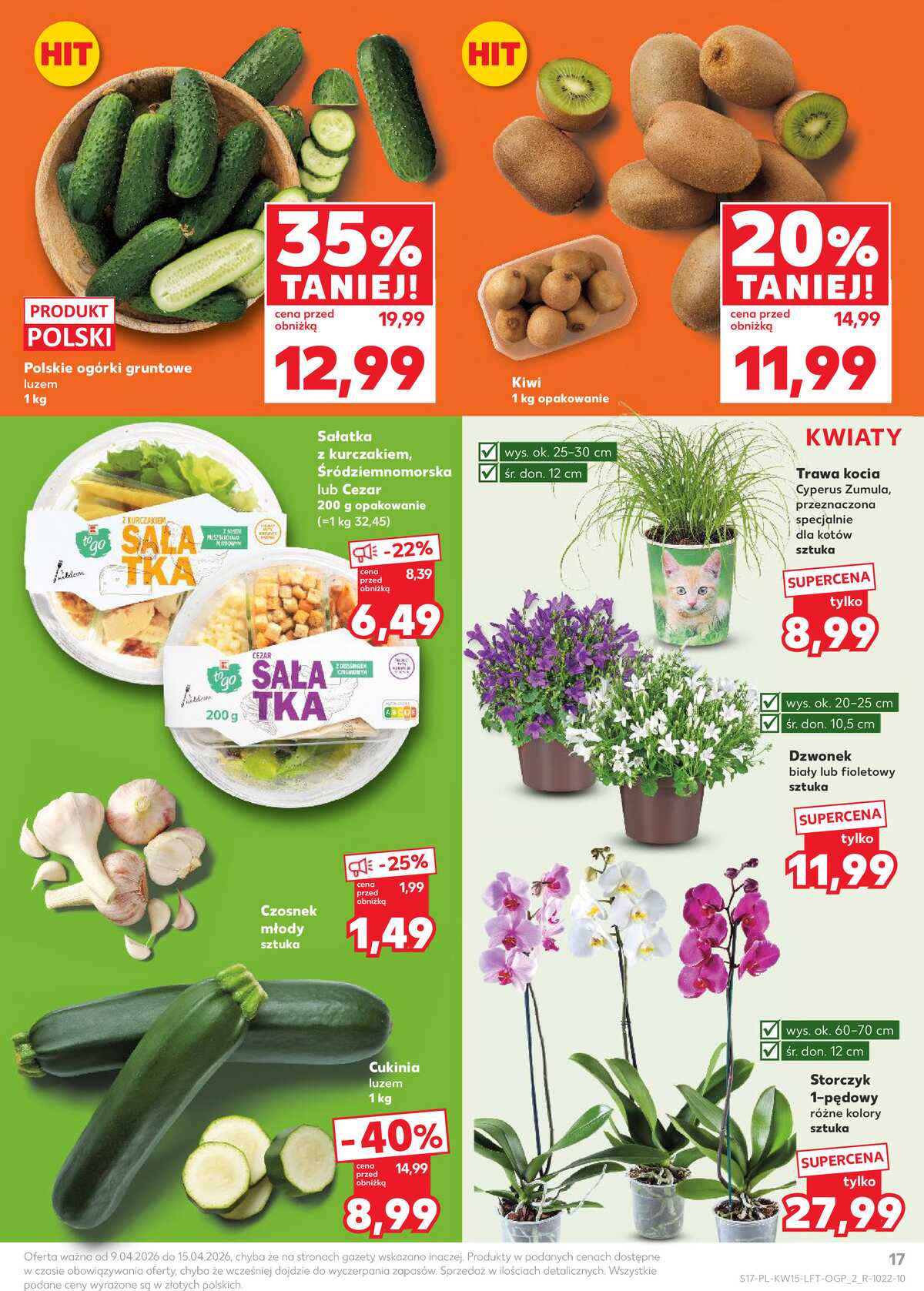 Leták Kaufland Polsko 9.4.-15.4.2026 - Noviny týdne strana 17