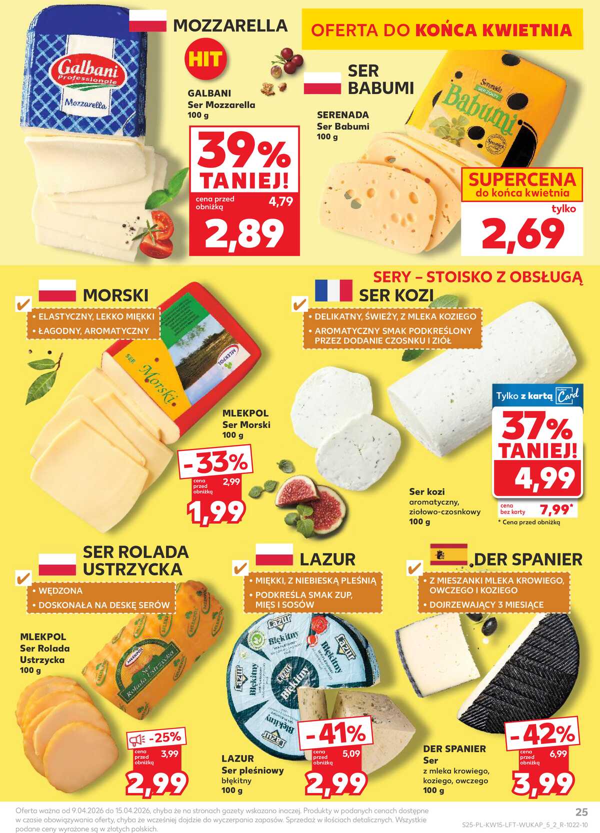 Leták Kaufland Polsko 9.4.-15.4.2026 - Noviny týdne strana 25