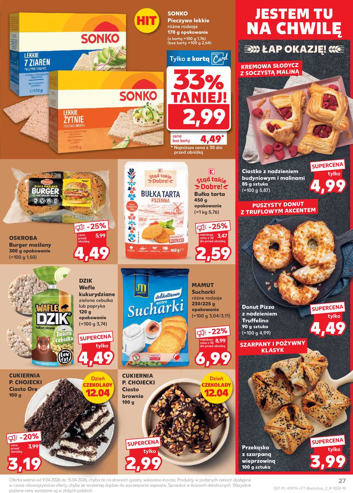 Leták Kaufland Polsko 9.4.-15.4.2026 - Noviny týdne strana 27