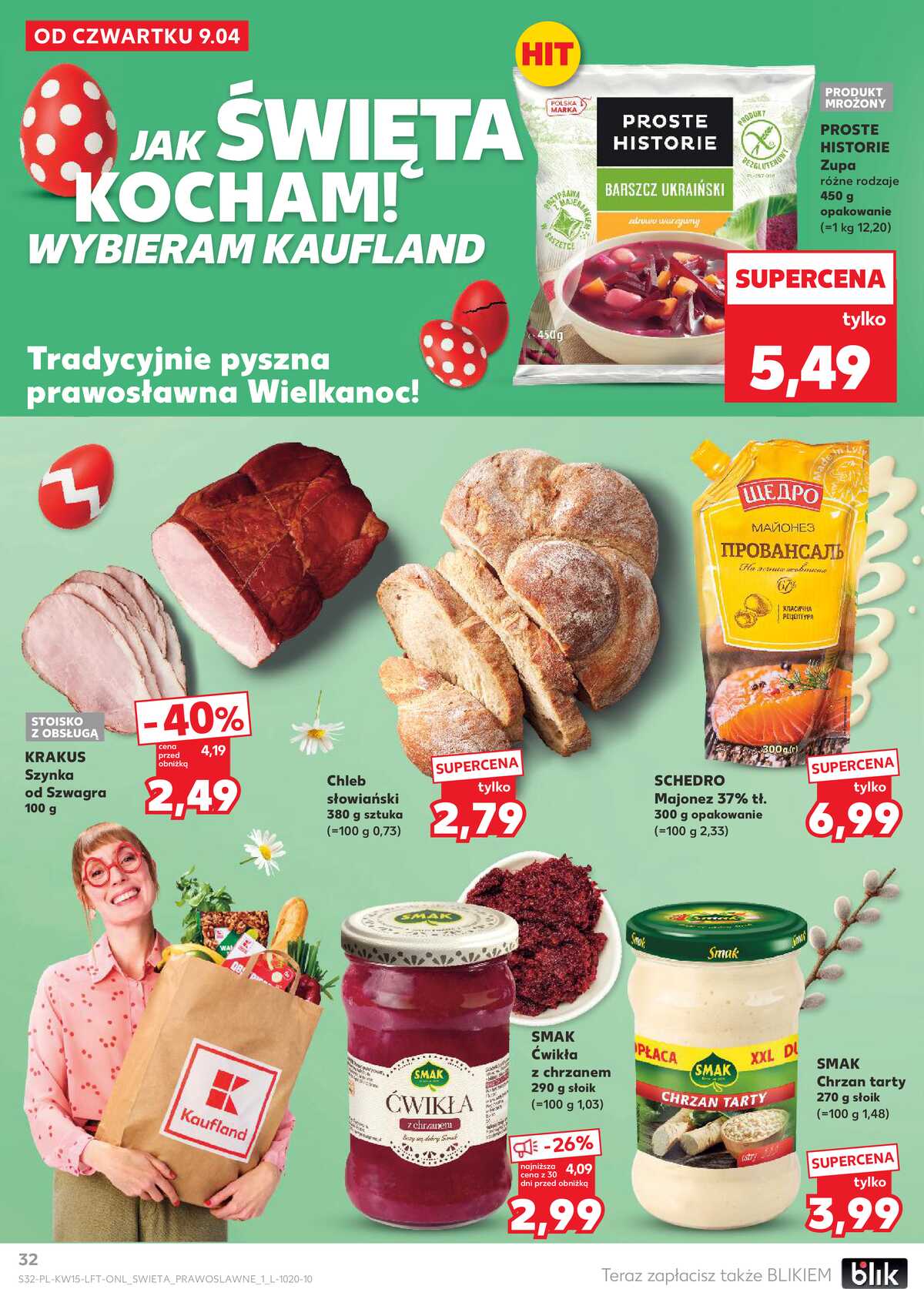 Leták Kaufland Polsko 9.4.-15.4.2026 - Noviny týdne strana 32