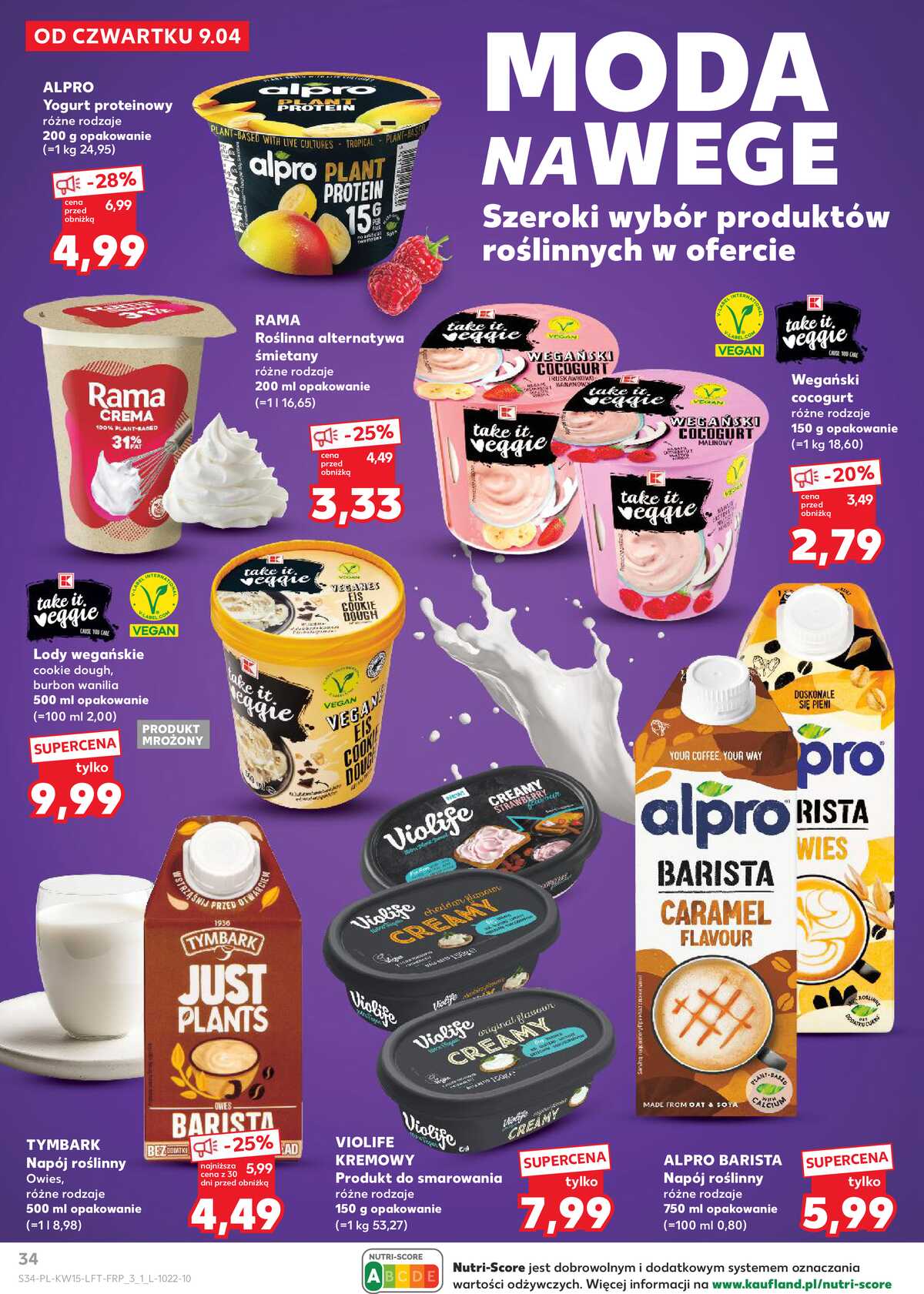 Leták Kaufland Polsko 9.4.-15.4.2026 - Noviny týdne strana 34