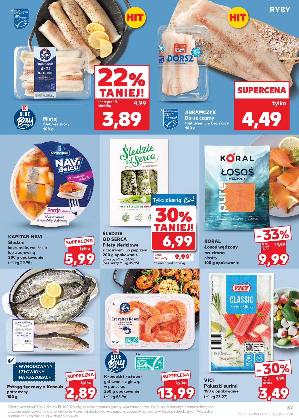 Leták Kaufland Polsko 9.4.-15.4.2026 - Noviny týdne strana 37