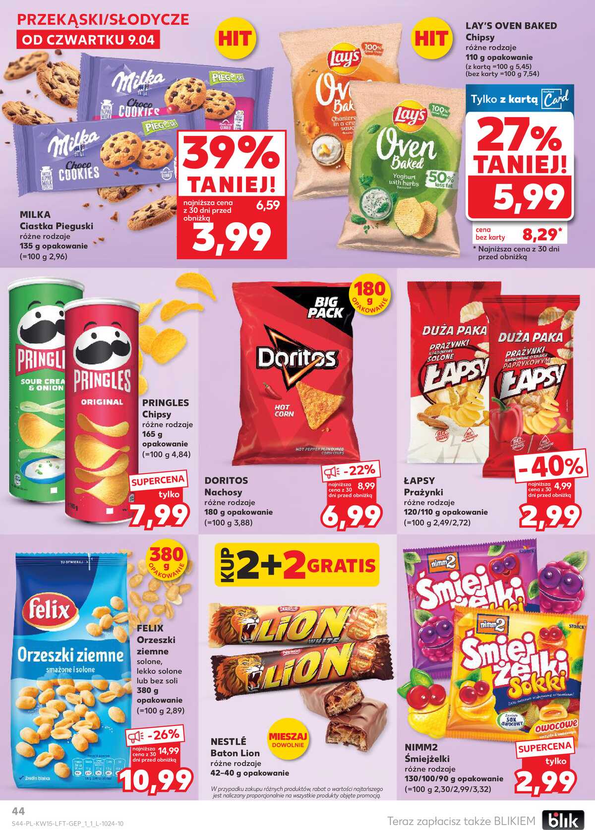 Leták Kaufland Polsko 9.4.-15.4.2026 - Noviny týdne strana 44