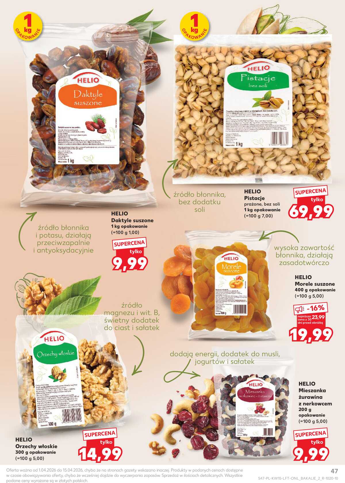 Leták Kaufland Polsko 9.4.-15.4.2026 - Noviny týdne strana 47