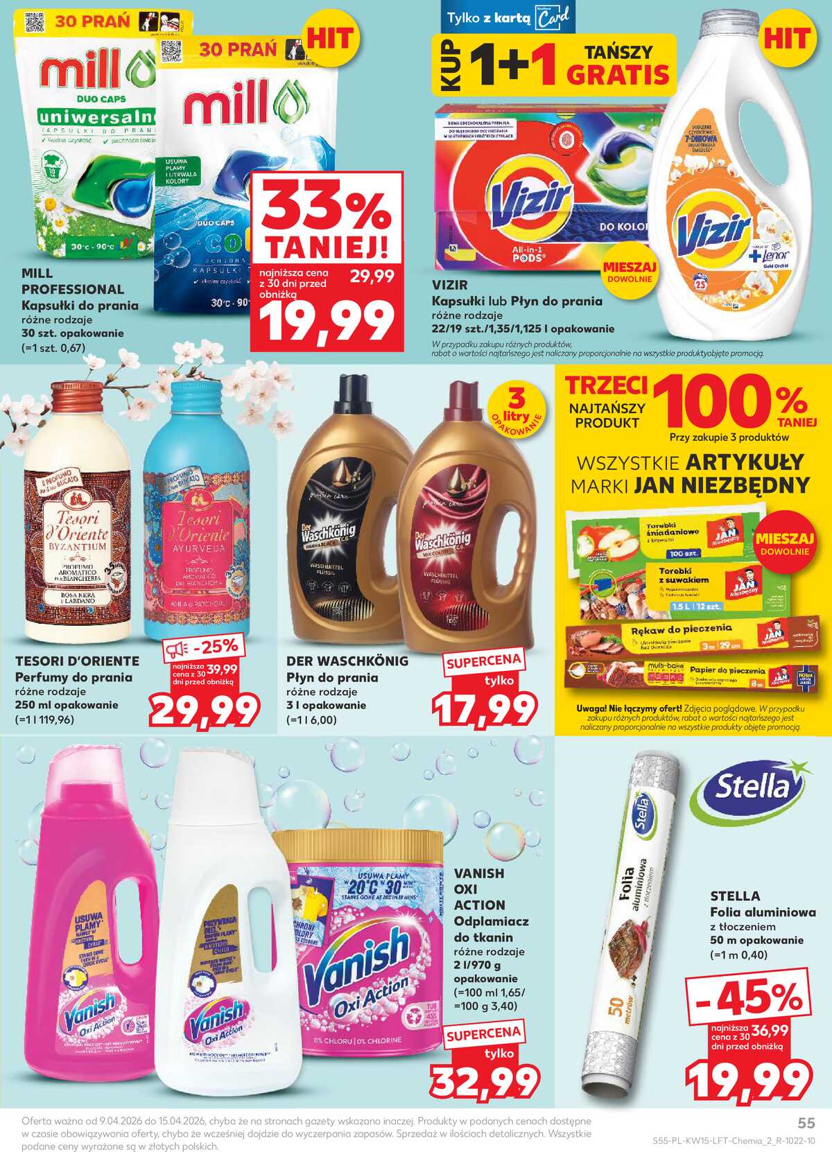 Leták Kaufland Polsko 9.4.-15.4.2026 - Noviny týdne strana 55