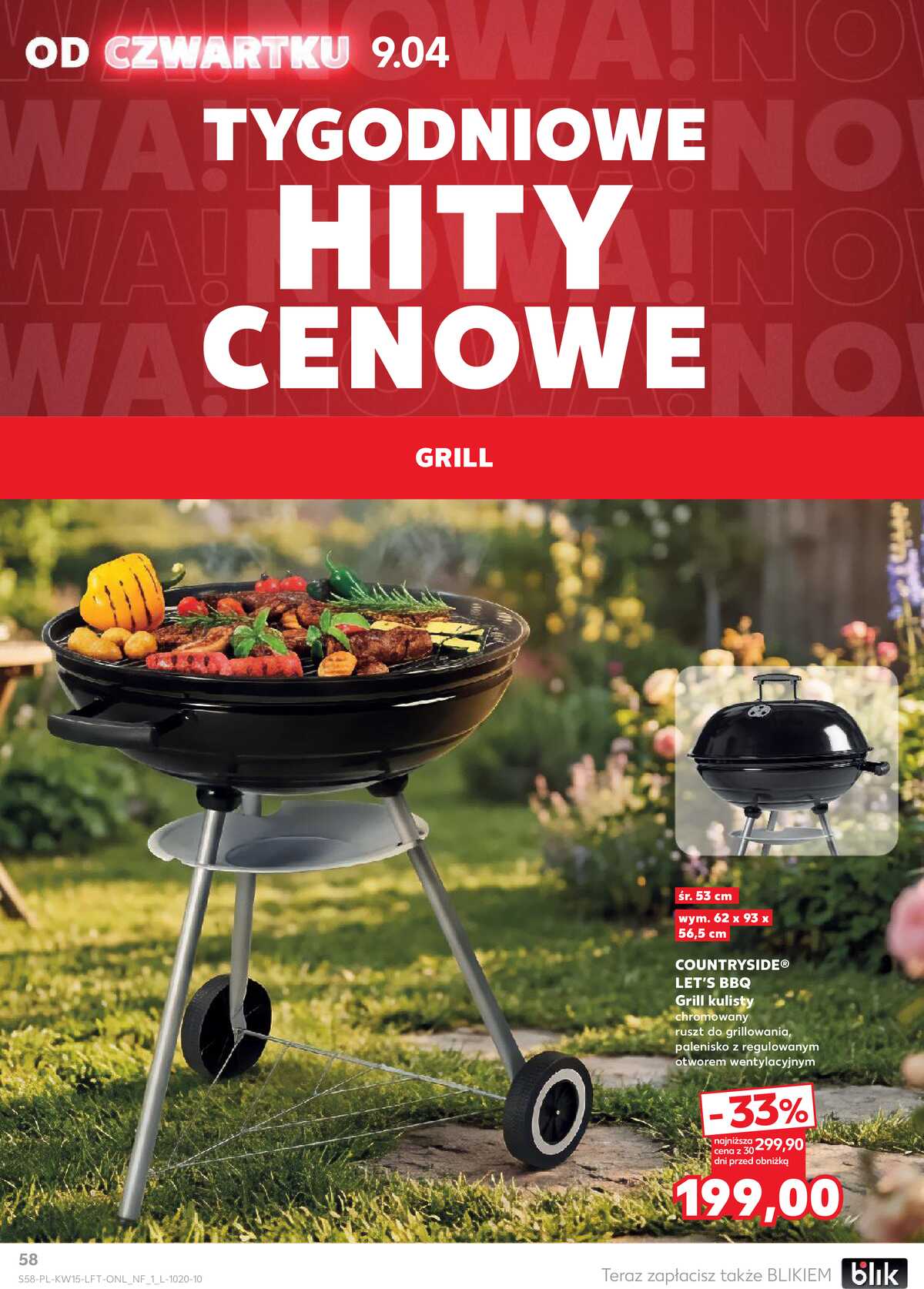 Leták Kaufland Polsko 9.4.-15.4.2026 - Noviny týdne strana 58