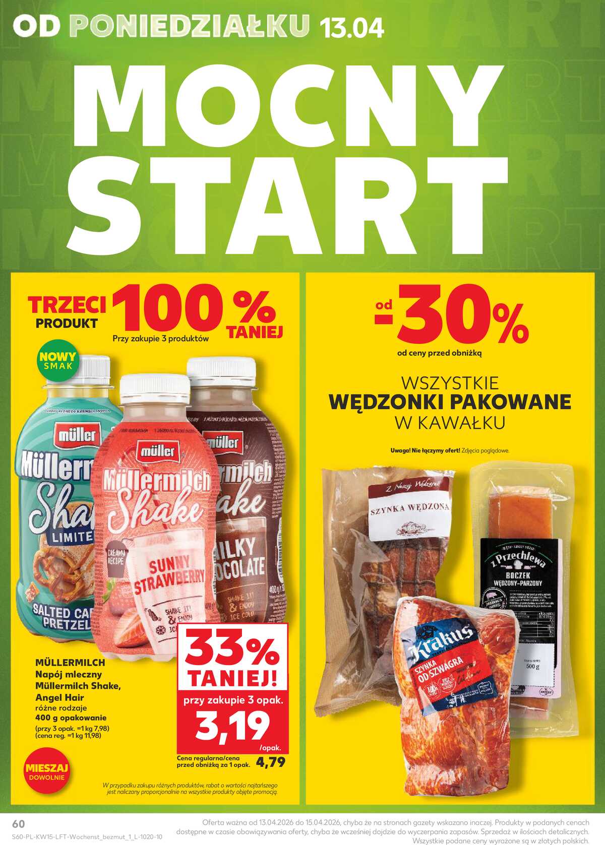 Leták Kaufland Polsko 9.4.-15.4.2026 - Noviny týdne strana 60