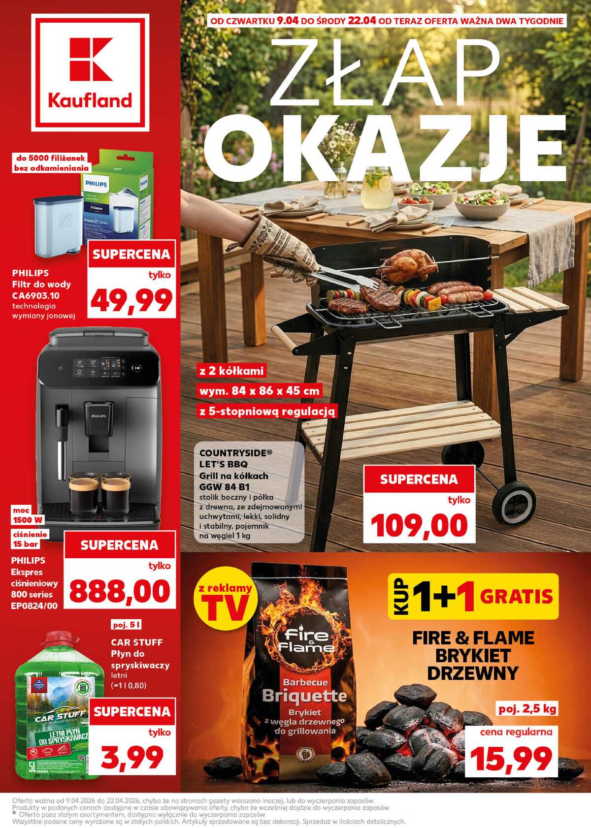 Leták Kaufland Polsko 9.4.-22.4.2026 strana 1