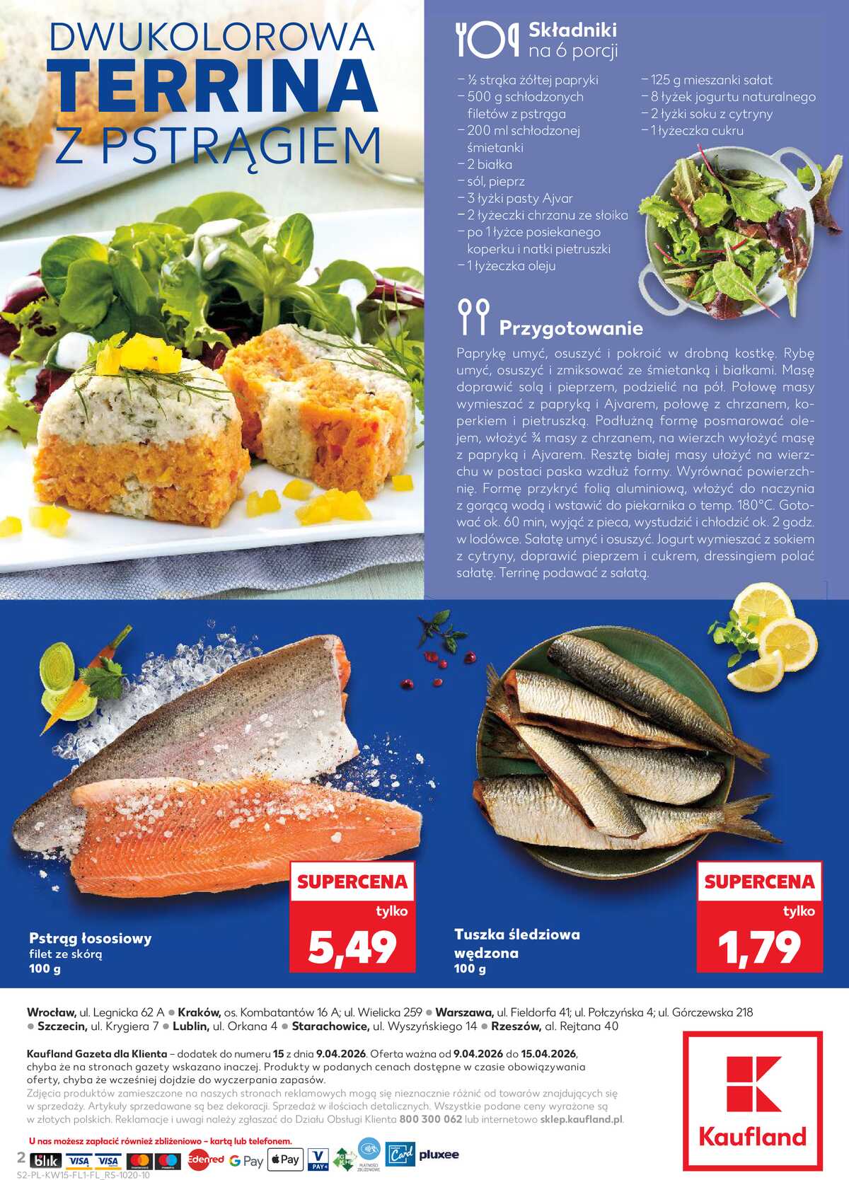 Leták Kaufland Polsko 9.4.-15.4.2026 - Ryby z našeho pultu strana 2