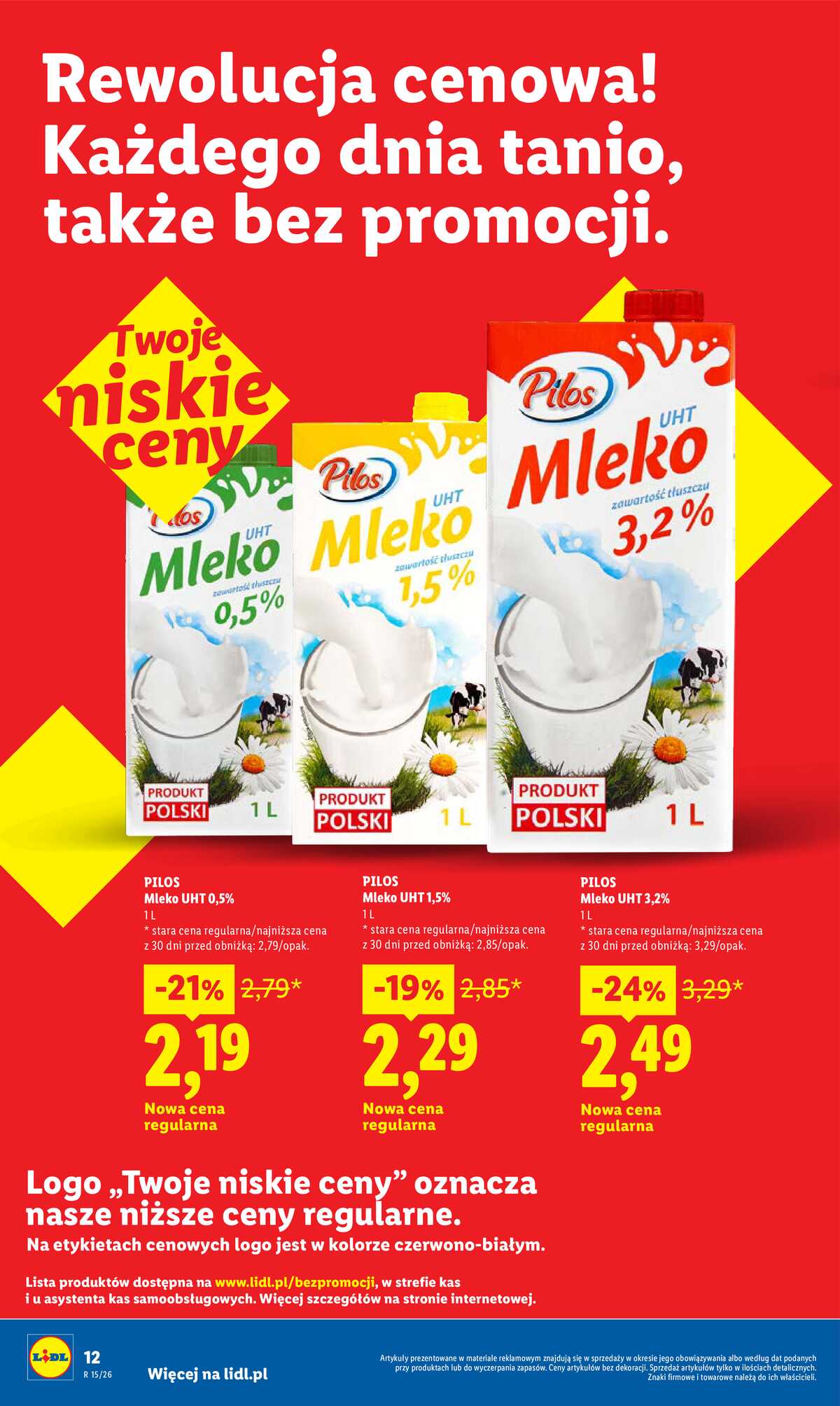 Leták Lidl Polsko 1.3.-1.5.2026 - Cenová revoluce! strana 12