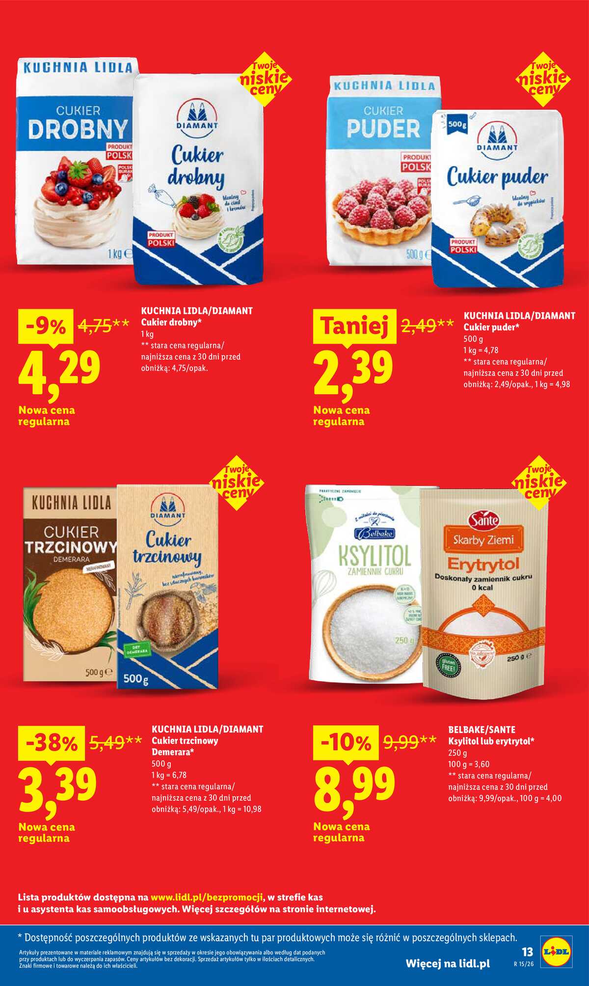 Leták Lidl Polsko 1.3.-1.5.2026 - Cenová revoluce! strana 13
