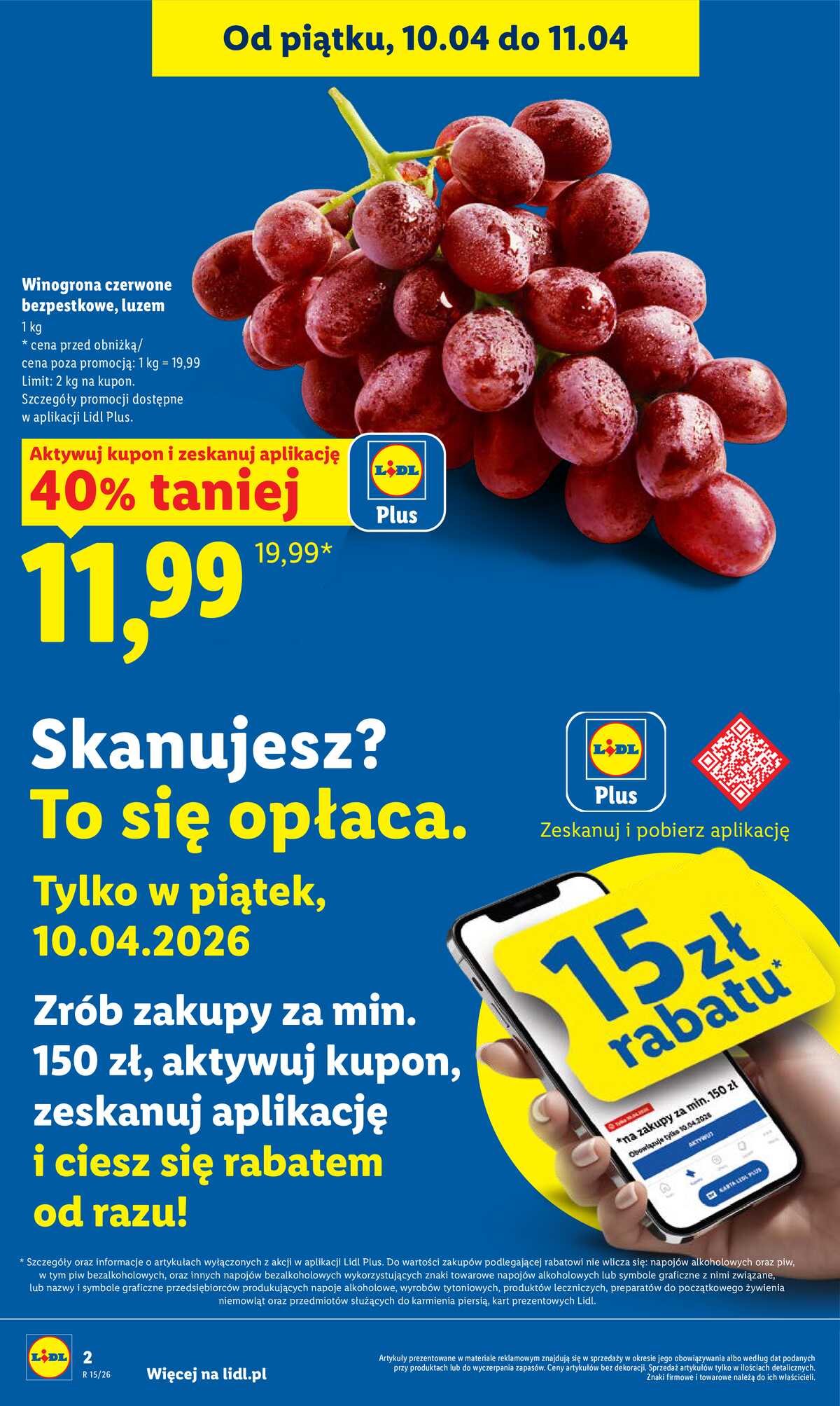 Leták Lidl Polsko 9.4.-11.4.2026 - Zpravodaj platný od 9.04 do 11.04 strana 2