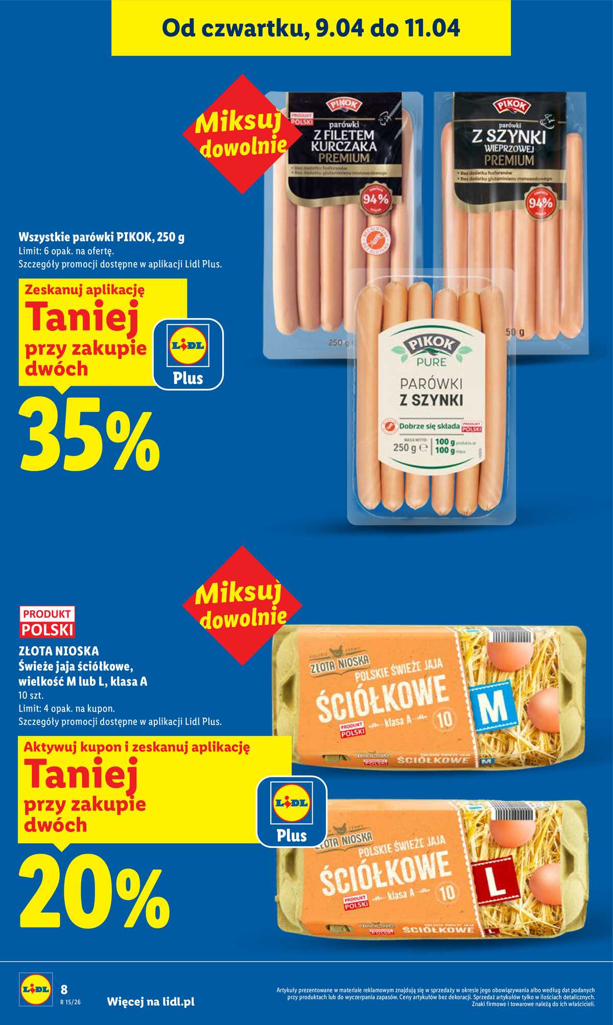 Leták Lidl Polsko 9.4.-11.4.2026 - Zpravodaj platný od 9.04 do 11.04 strana 8