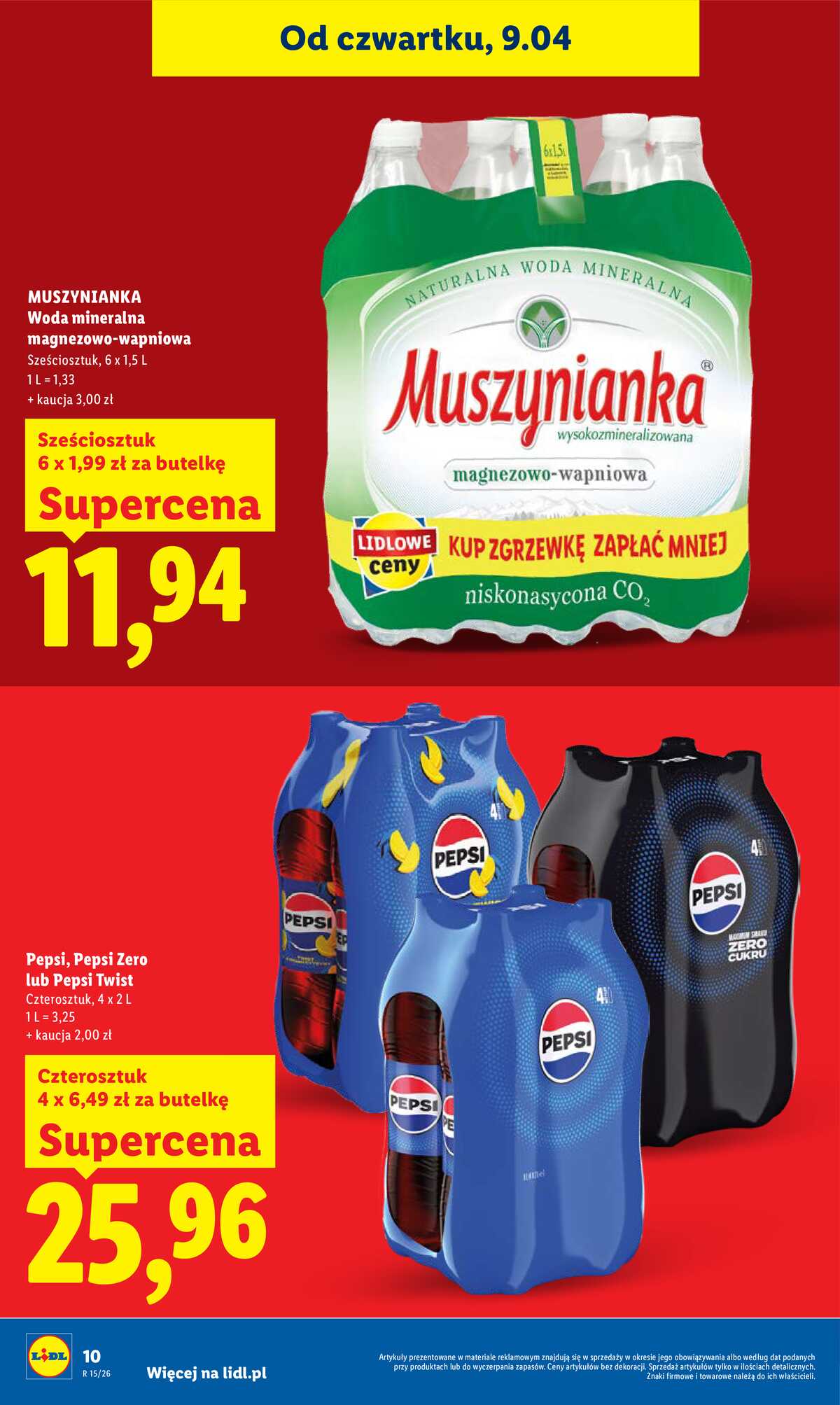 Leták Lidl Polsko 9.4.-11.4.2026 - Zpravodaj platný od 9.04 do 11.04 strana 10