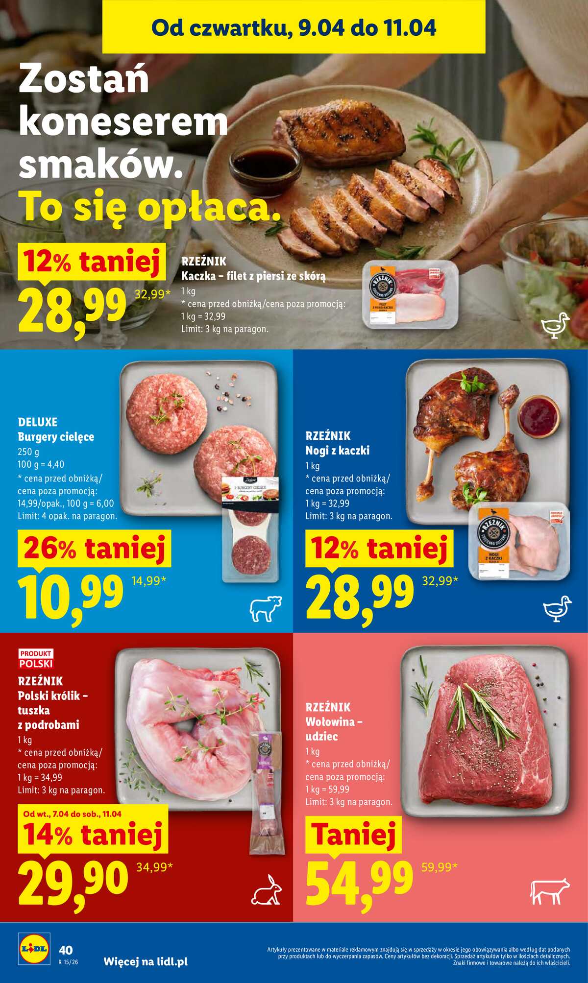 Leták Lidl Polsko 9.4.-11.4.2026 - Zpravodaj platný od 9.04 do 11.04 strana 38