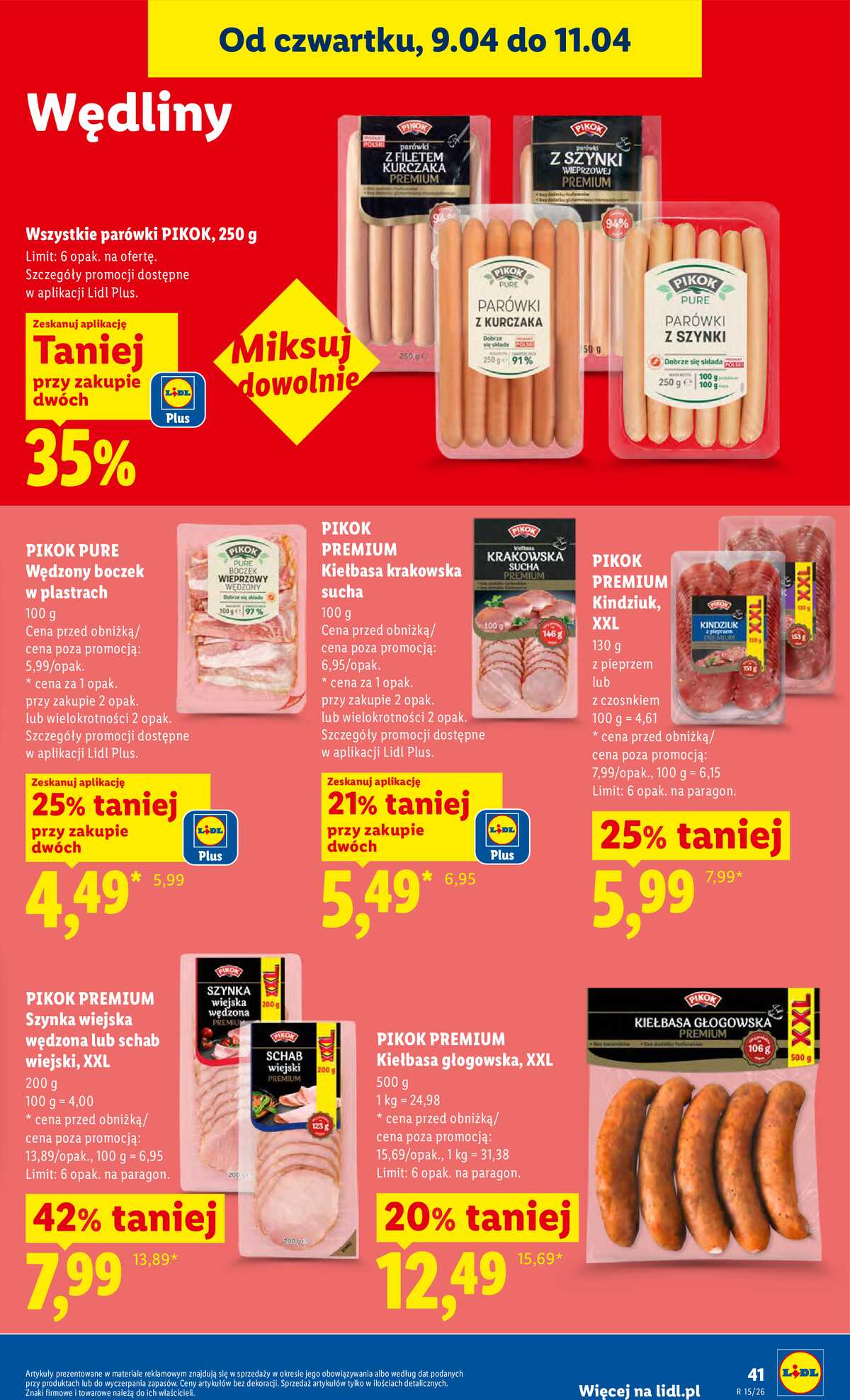 Leták Lidl Polsko 9.4.-11.4.2026 - Zpravodaj platný od 9.04 do 11.04 strana 39