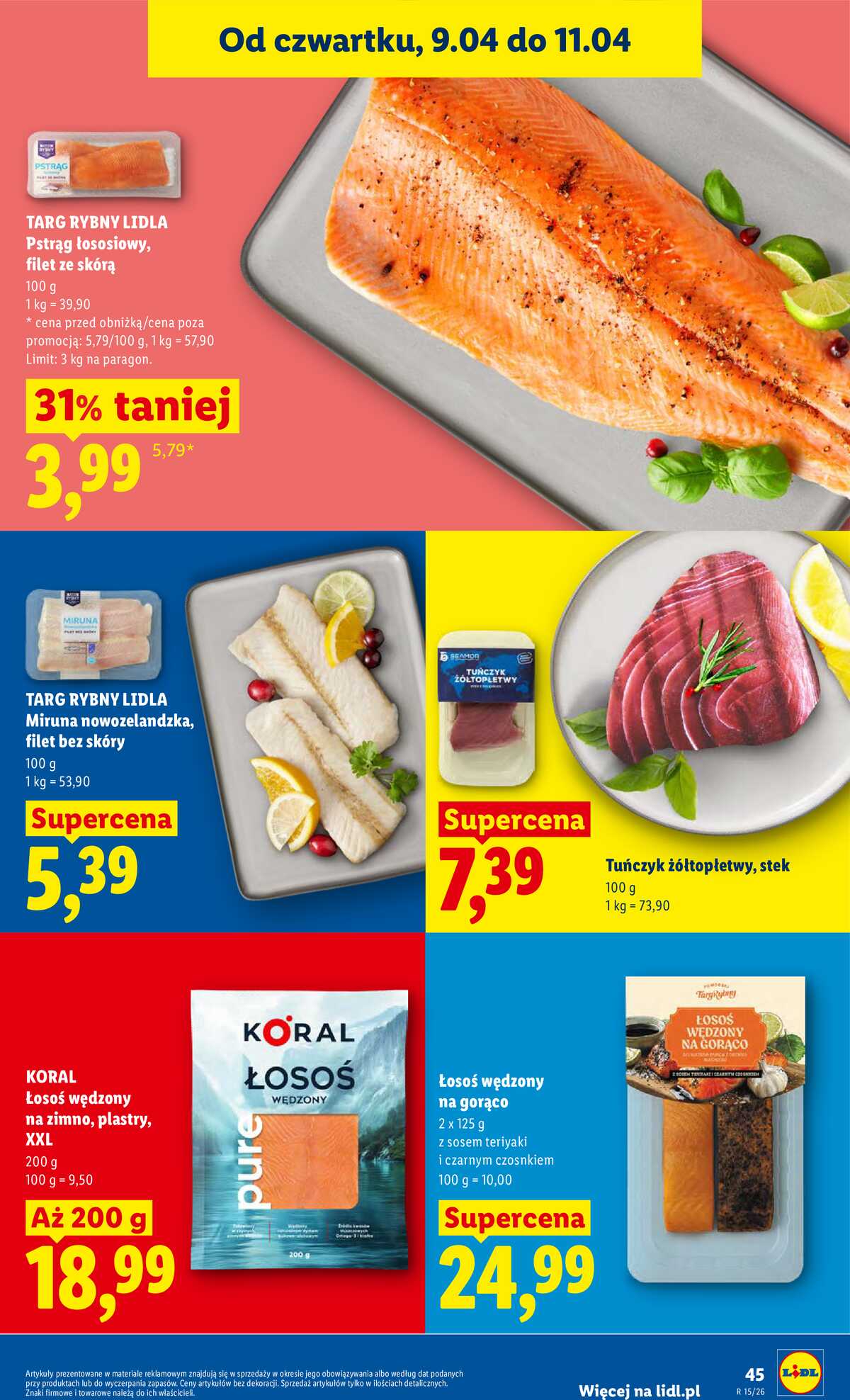 Leták Lidl Polsko 9.4.-11.4.2026 - Zpravodaj platný od 9.04 do 11.04 strana 43