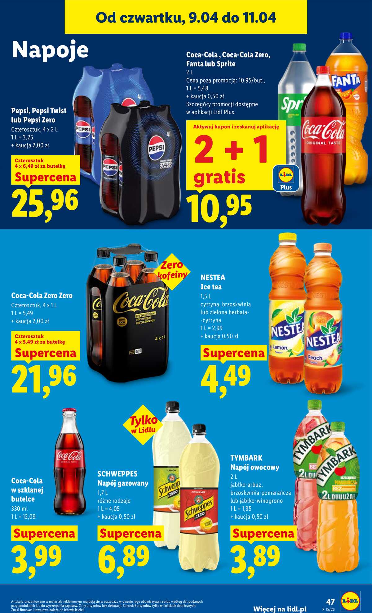 Leták Lidl Polsko 9.4.-11.4.2026 - Zpravodaj platný od 9.04 do 11.04 strana 47