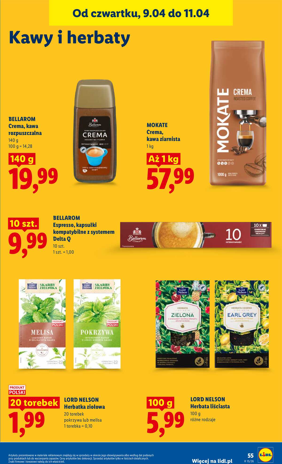 Leták Lidl Polsko 9.4.-11.4.2026 - Zpravodaj platný od 9.04 do 11.04 strana 55