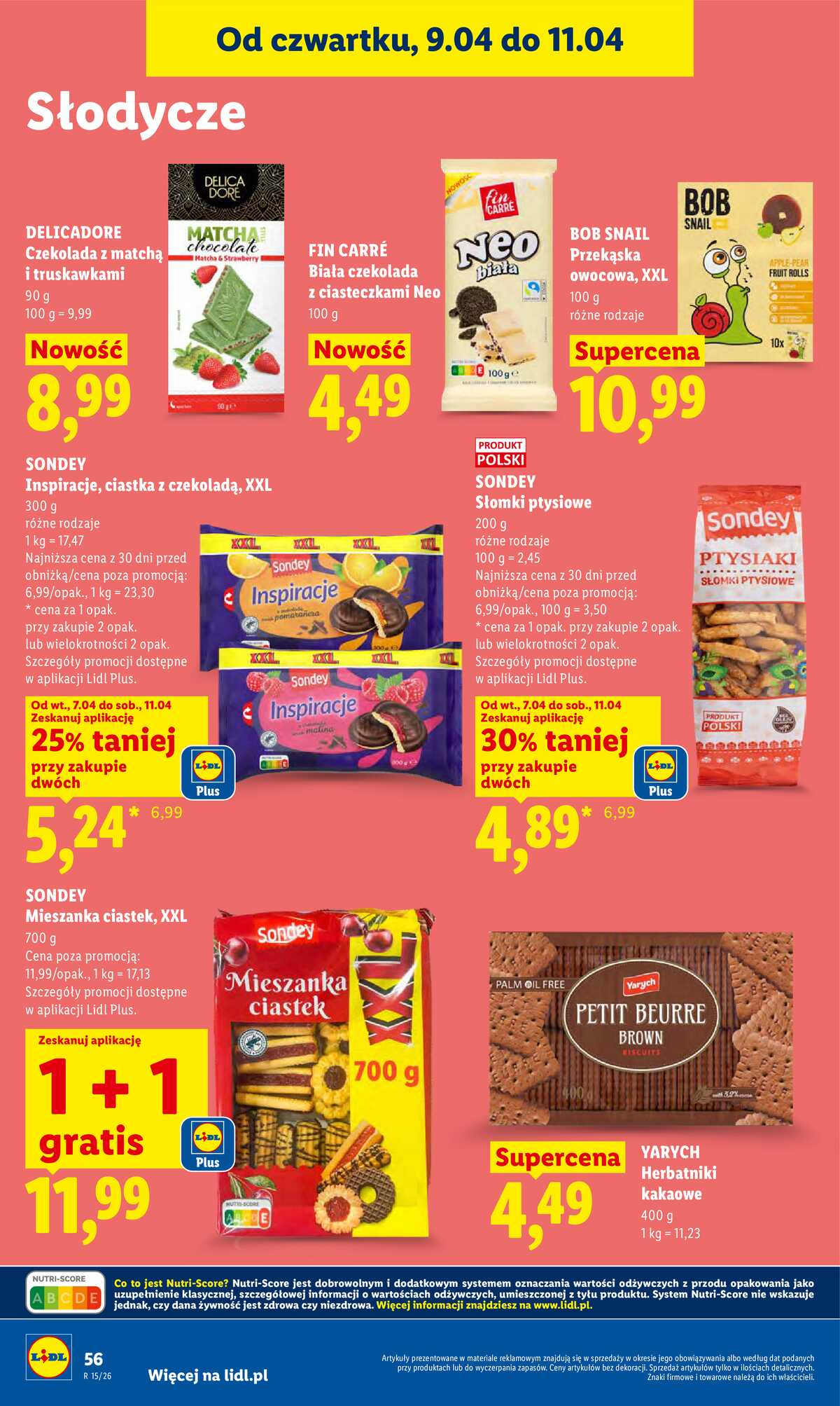 Leták Lidl Polsko 9.4.-11.4.2026 - Zpravodaj platný od 9.04 do 11.04 strana 56