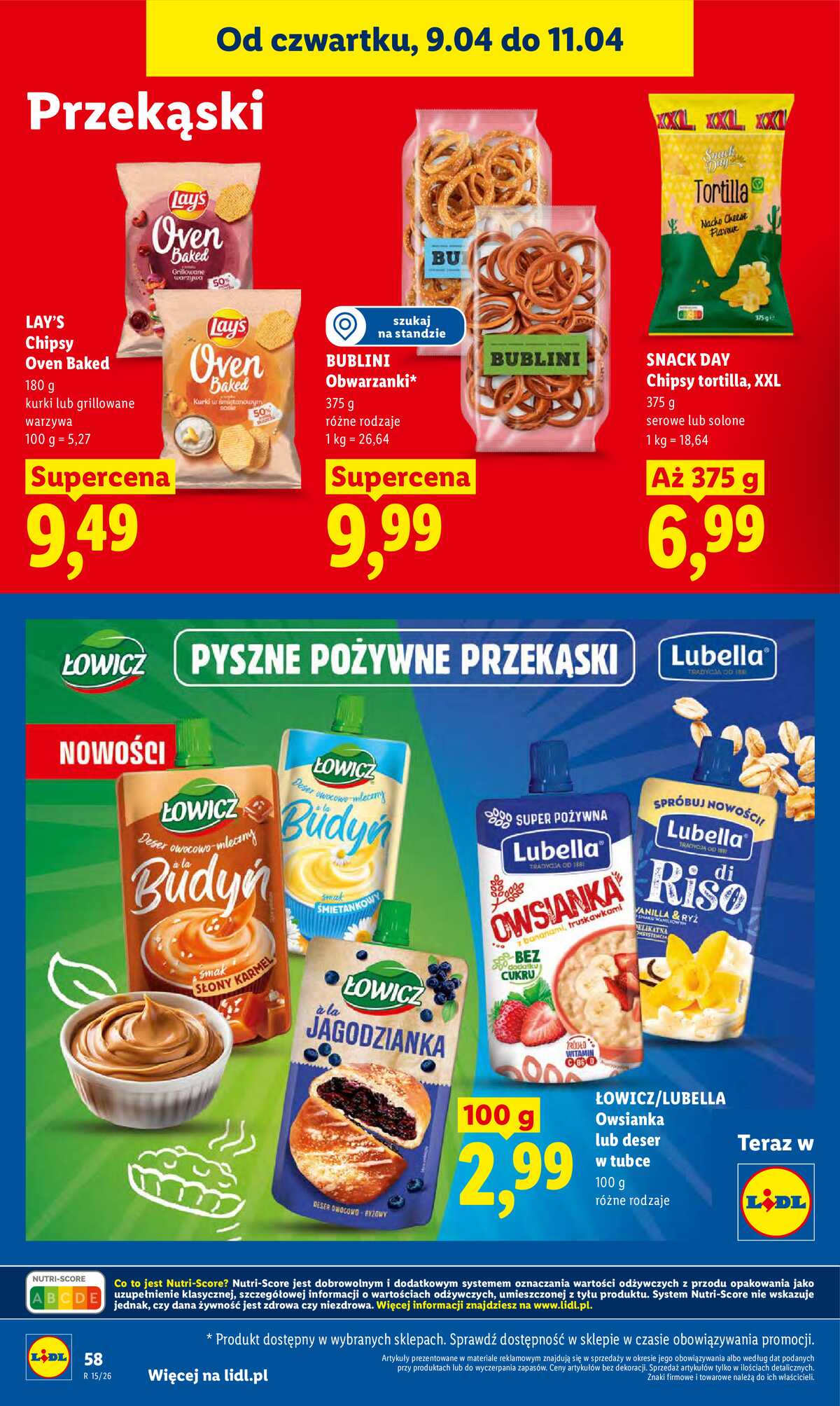 Leták Lidl Polsko 9.4.-11.4.2026 - Zpravodaj platný od 9.04 do 11.04 strana 58