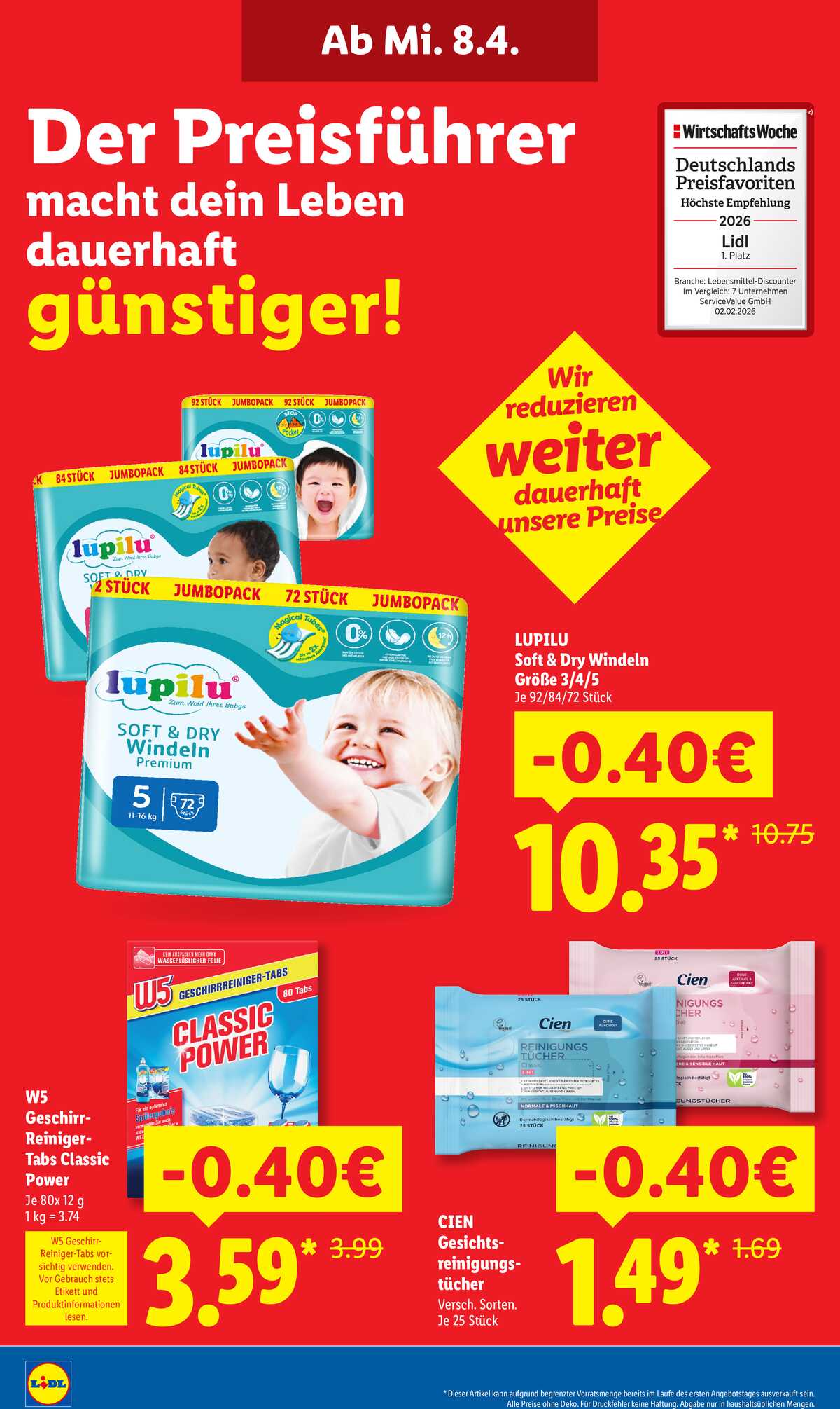 Leták Lidl Německo 7.4.-11.4.2026 strana 2