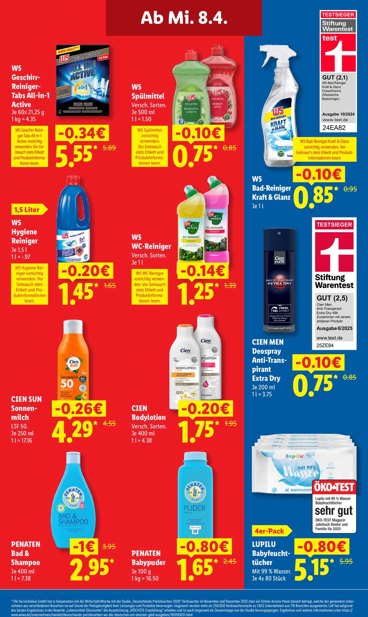 Leták Lidl Německo 7.4.-11.4.2026 strana 3