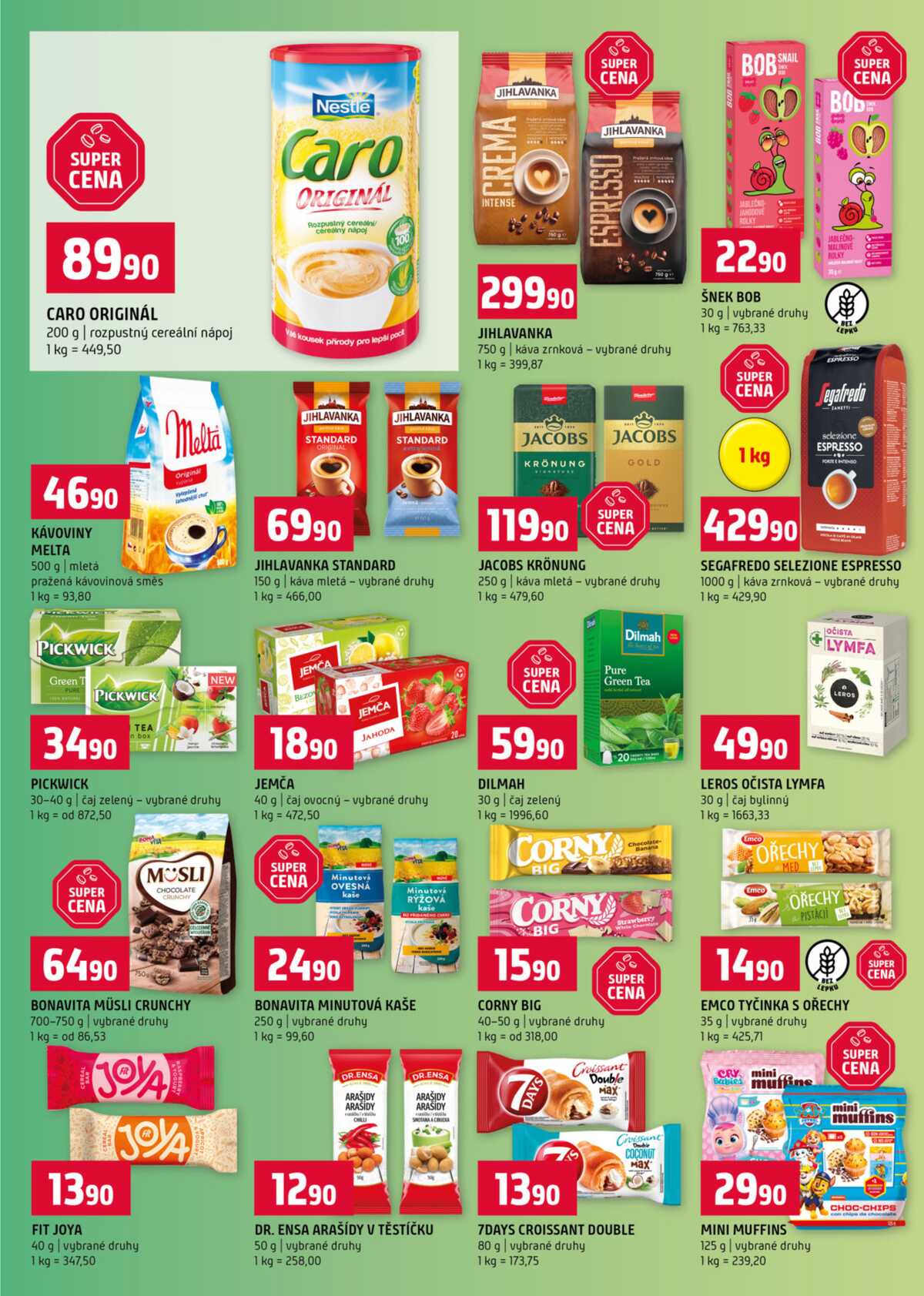 Terno České Budějovice, Trhové Sviny, Bechyně, Borovany, Třeboň, Týn nad Vltavou, Olomouc, Hradec Králové 8.4. - 14.8. strana 9