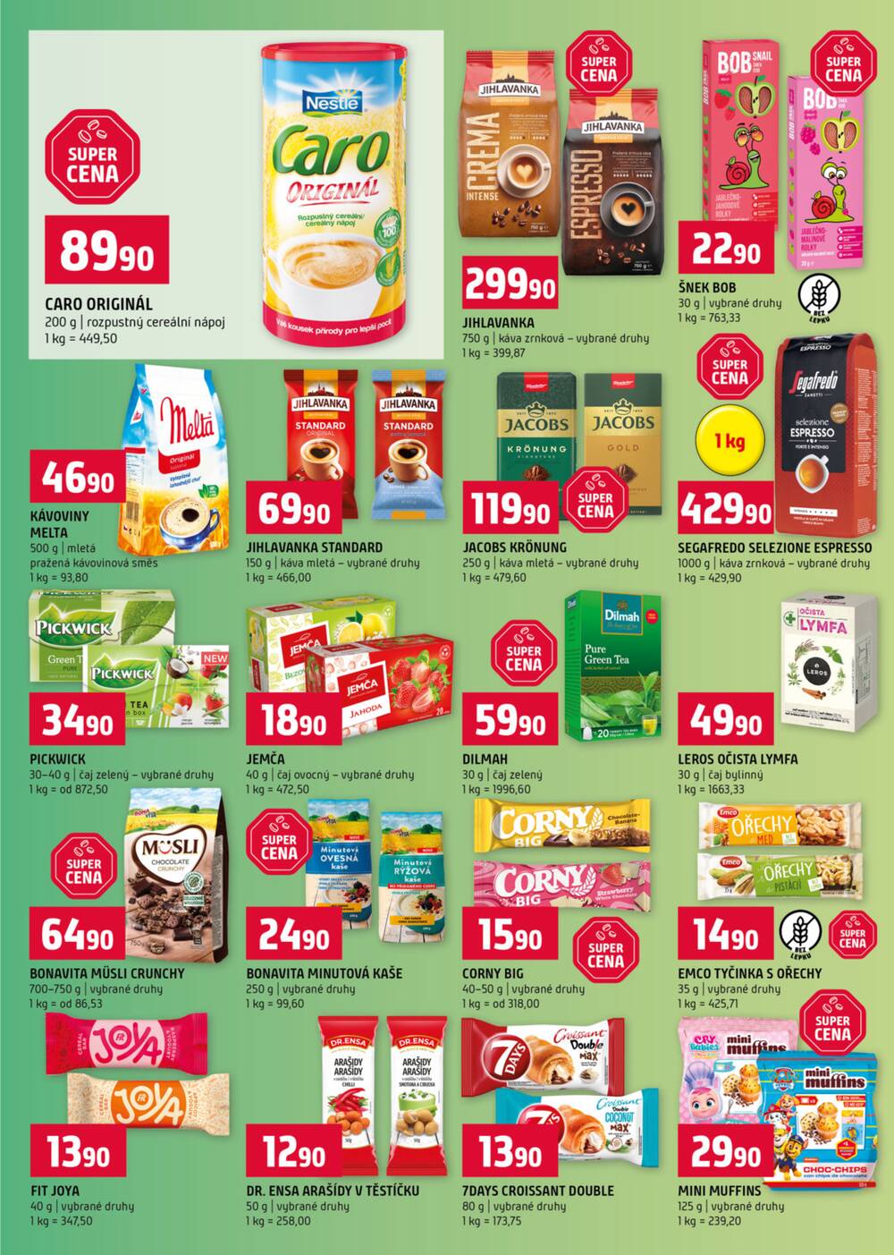 Terno České Budějovice, Trhové Sviny, Bechyně, Borovany, Třeboň, Týn nad Vltavou, Olomouc, Hradec Králové 8.4. - 14.8.