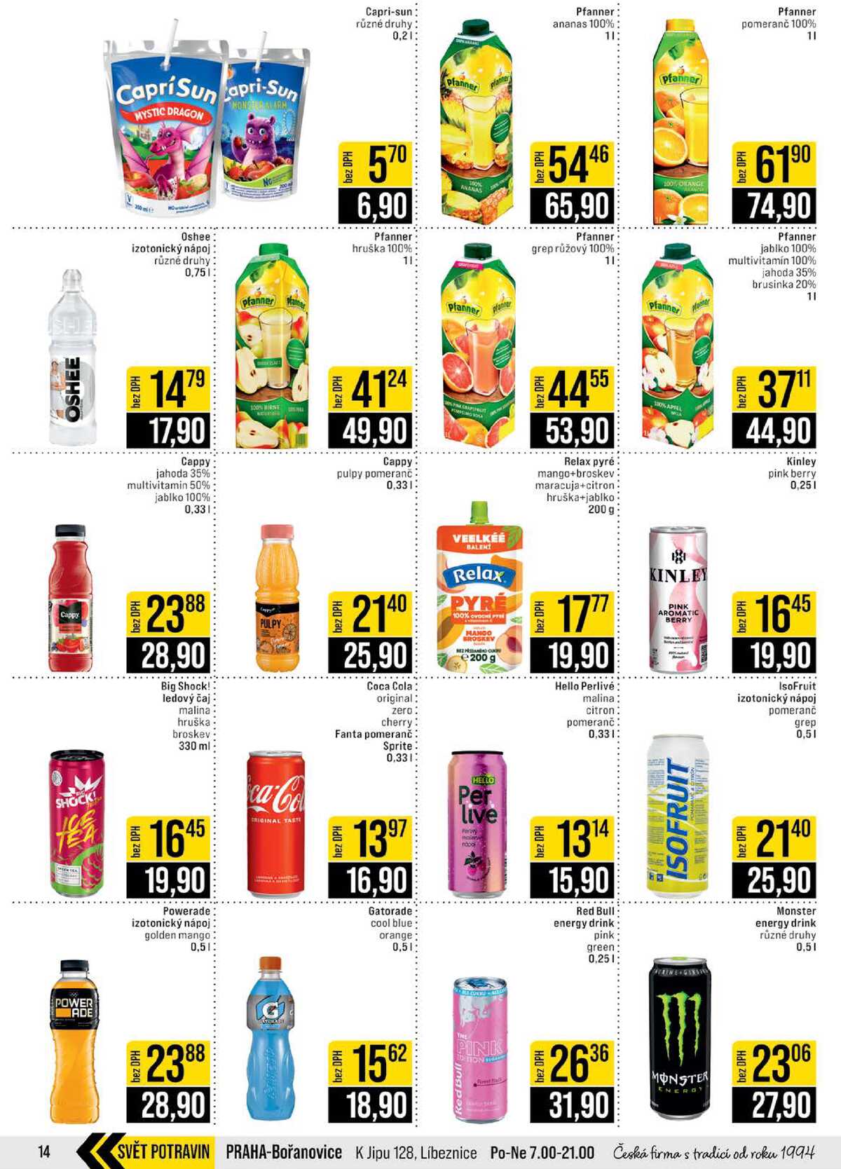 JIP Cash & Carry Brno, Praha, Ostrava, Jilemnice, Pardubice, Ostrava, Karlovy Vary, Olomouc a Zlín od 8.4. do 14.4.2026 strana 14