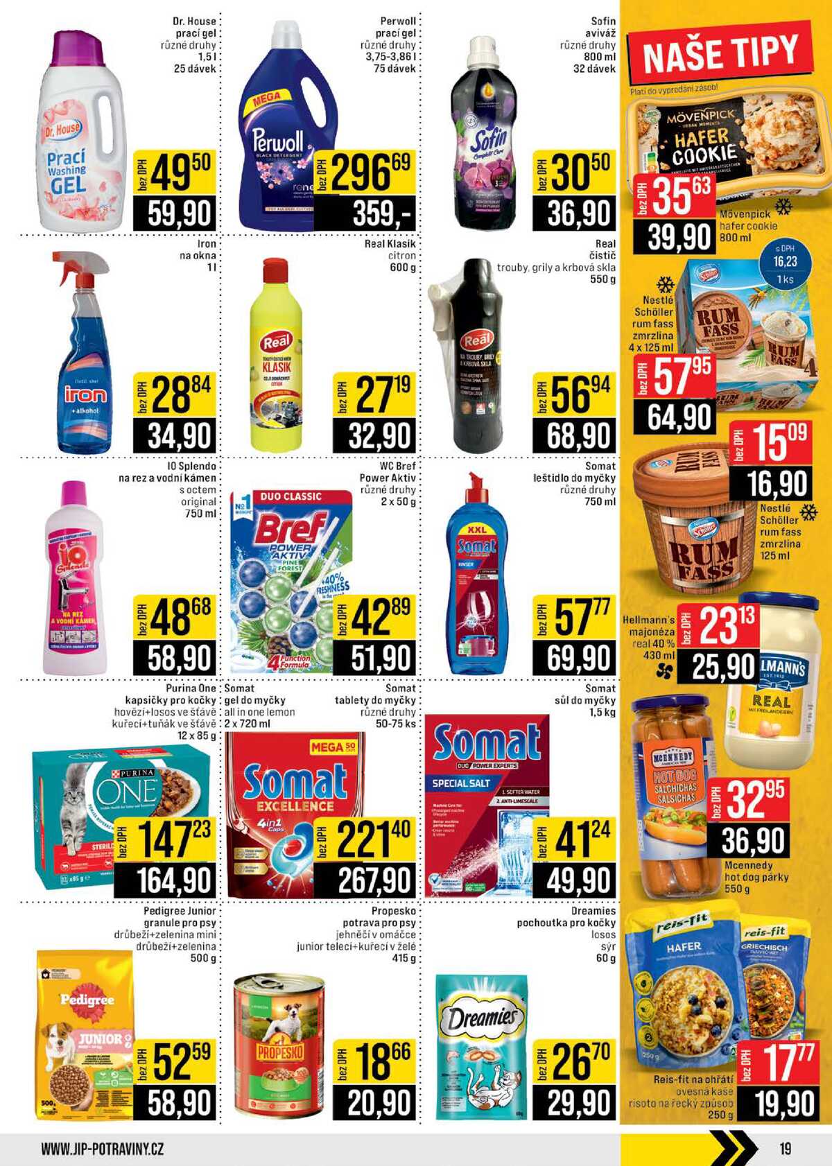 JIP Cash & Carry Brno, Praha, Ostrava, Jilemnice, Pardubice, Ostrava, Karlovy Vary, Olomouc a Zlín od 8.4. do 14.4.2026 strana 19
