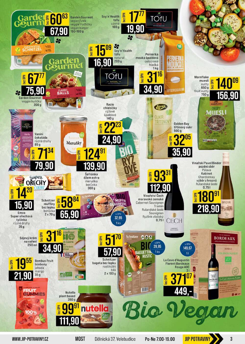 JIP Cash & Carry Brno, Praha, Ostrava, Jilemnice, Pardubice, Ostrava, Karlovy Vary, Olomouc a Zlín od 8.4. do 14.4.2026