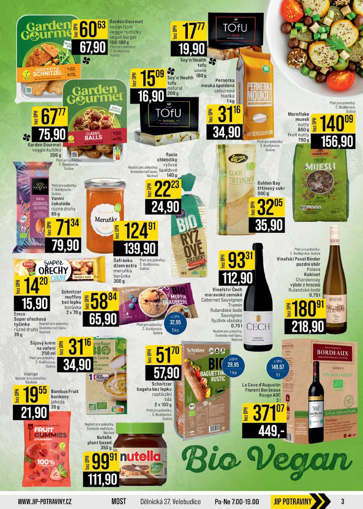 JIP Cash & Carry České Budějovice, Most, Náchod, Polička, Sušice a Svoboda nad Úpou od 8.4. do 14.4.2026 strana 3