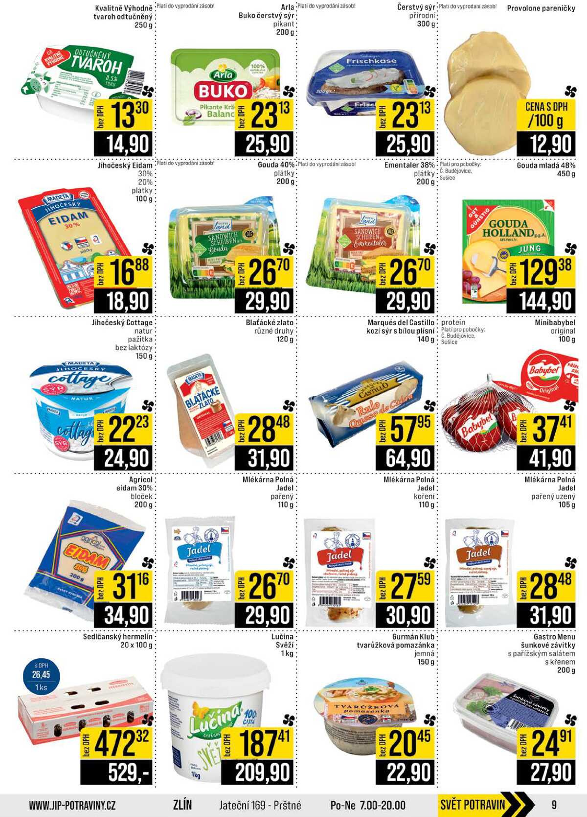 JIP Cash & Carry České Budějovice, Most, Náchod, Polička, Sušice a Svoboda nad Úpou od 8.4. do 14.4.2026 strana 9