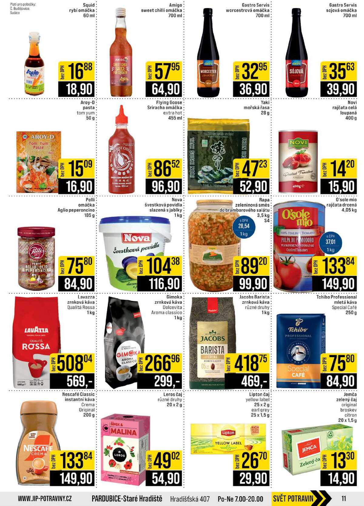 JIP Cash & Carry České Budějovice, Most, Náchod, Polička, Sušice a Svoboda nad Úpou od 8.4. do 14.4.2026 strana 11