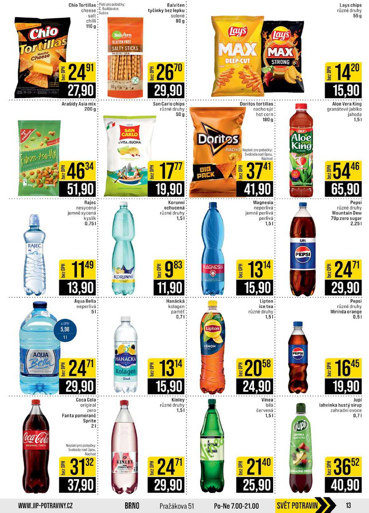 JIP Cash & Carry České Budějovice, Most, Náchod, Polička, Sušice a Svoboda nad Úpou od 8.4. do 14.4.2026 strana 13