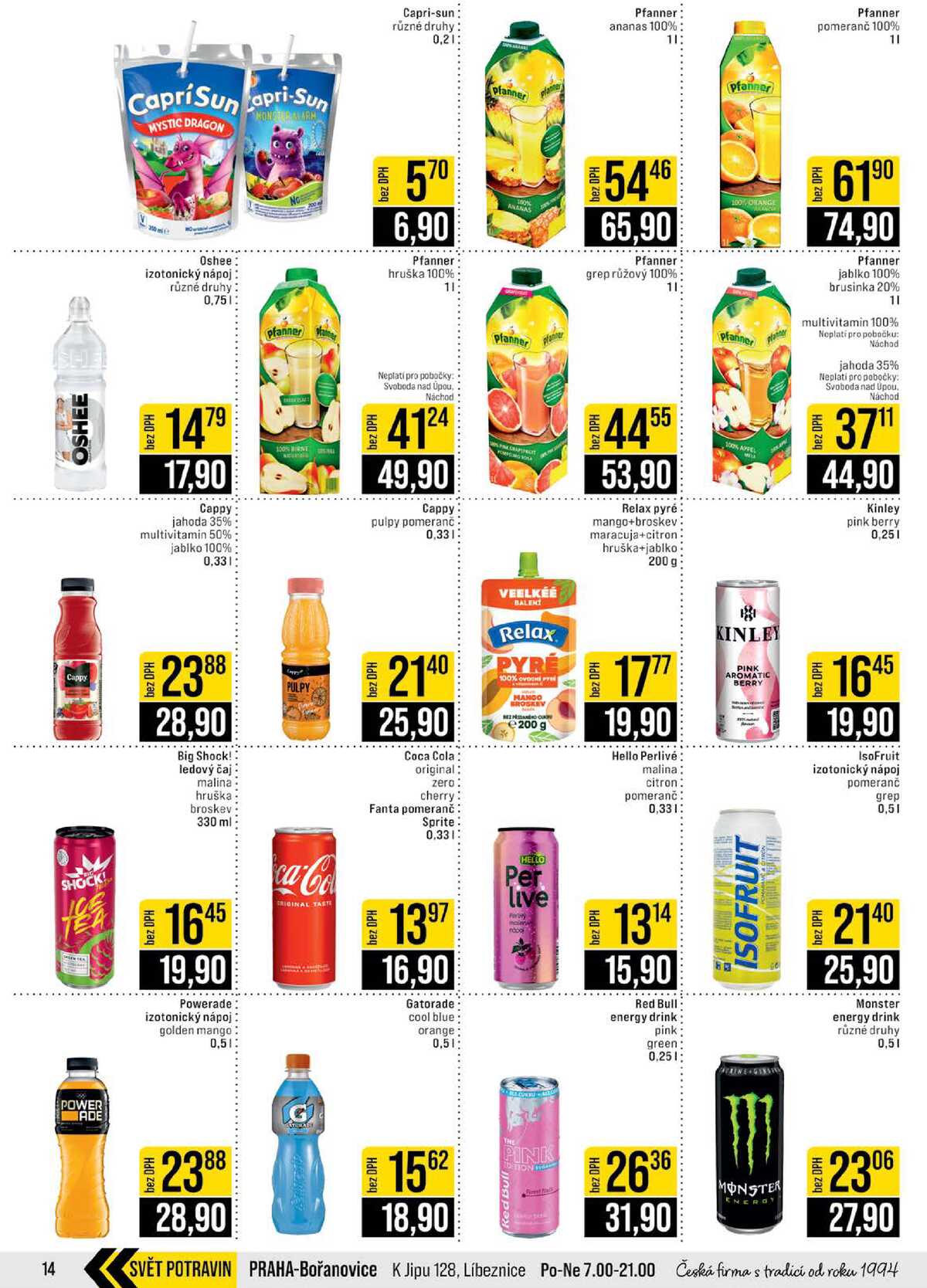 JIP Cash & Carry České Budějovice, Most, Náchod, Polička, Sušice a Svoboda nad Úpou od 8.4. do 14.4.2026 strana 14