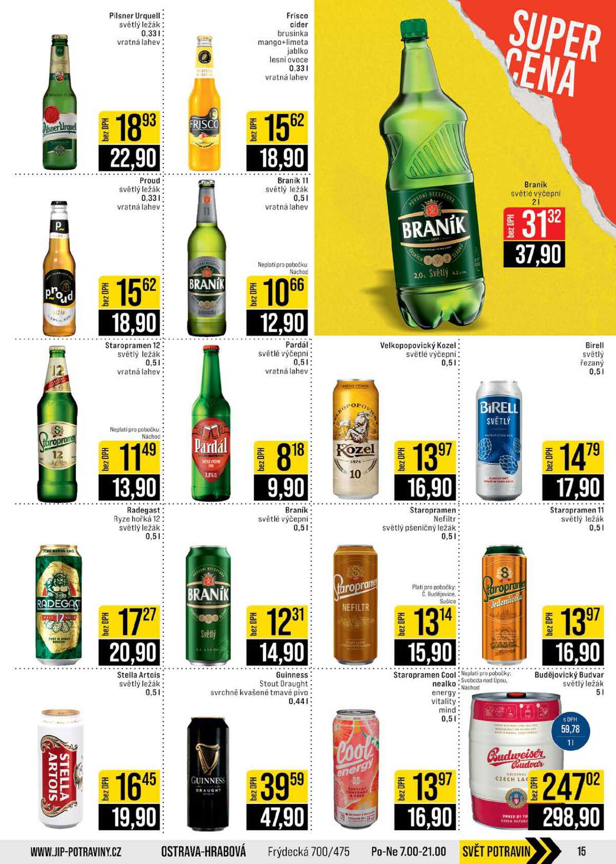 JIP Cash & Carry České Budějovice, Most, Náchod, Polička, Sušice a Svoboda nad Úpou od 8.4. do 14.4.2026 strana 15