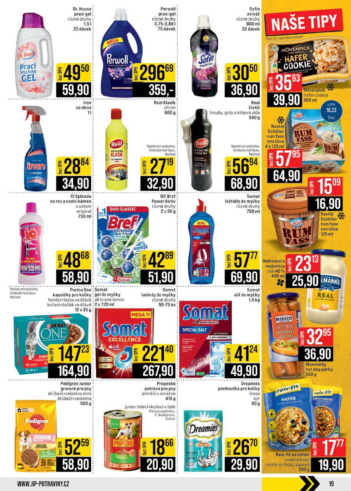 JIP Cash & Carry České Budějovice, Most, Náchod, Polička, Sušice a Svoboda nad Úpou od 8.4. do 14.4.2026 strana 19