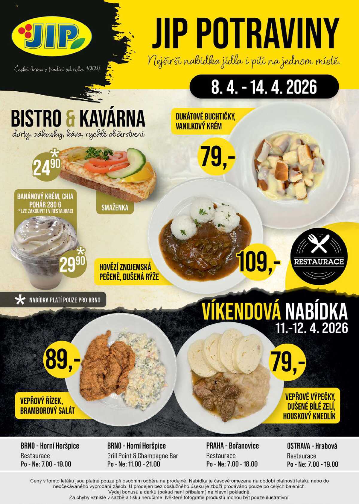 JIP Cash & Carry České Budějovice, Most, Náchod, Polička, Sušice a Svoboda nad Úpou od 8.4. do 14.4.2026 strana 20