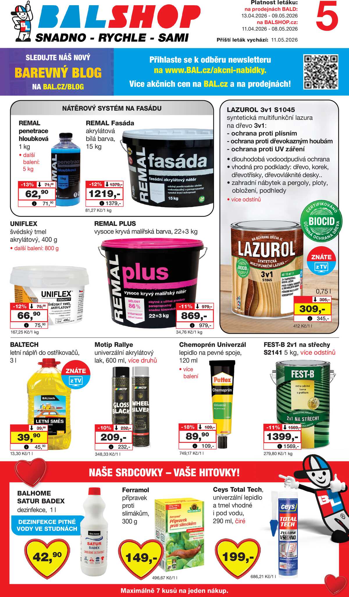 Barvy a laky drogerie od 11.4. do 8.5.2026 strana 1