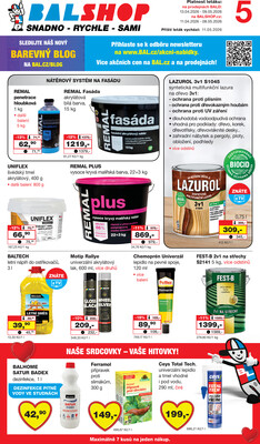 Barvy a laky drogerie letáky