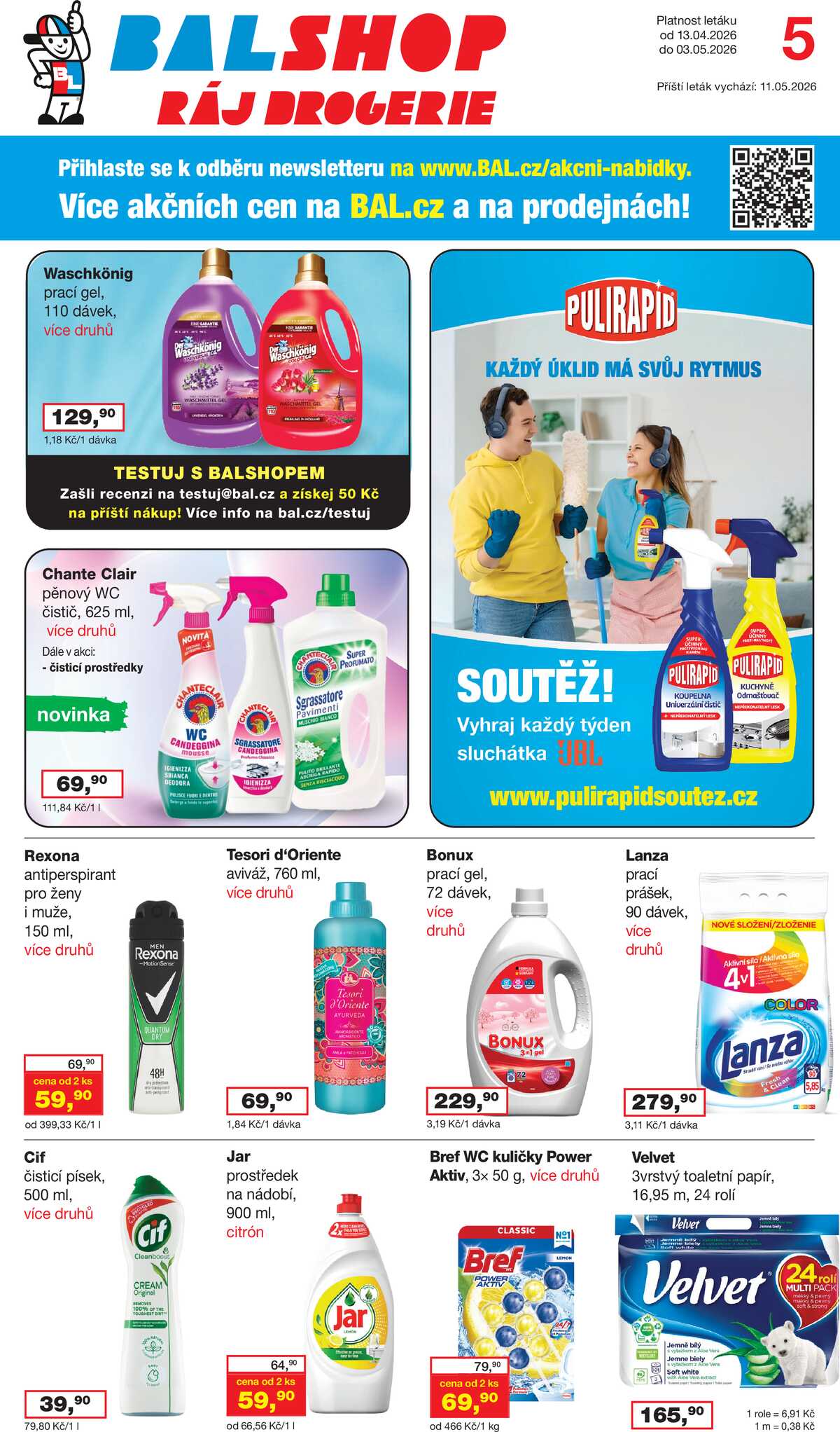 Ráj drogerie od 13.4. do 4.5.2026 strana 1